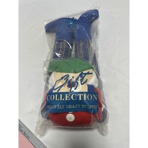 New Sealed 1995 Avon Gift Collection Merry ELF Door Draft Stopper Christmas Deco